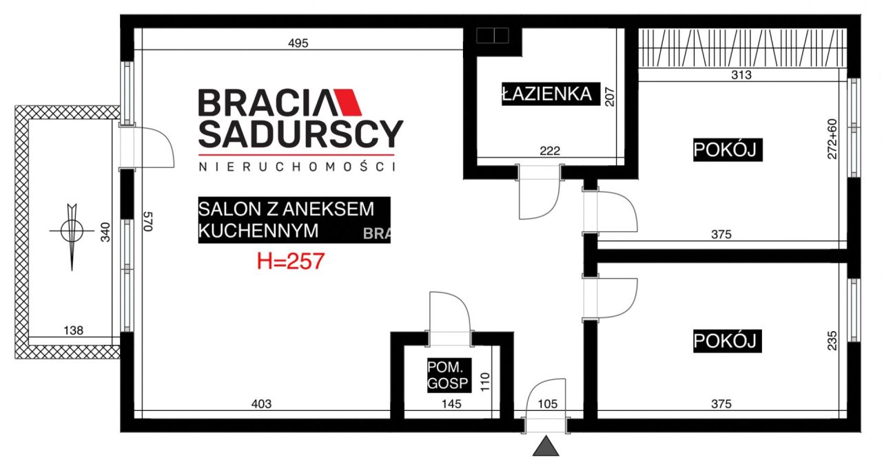 Mieszkanie 3-pokojowe Kraków Podgórze, ul. Przewóz. Zdjęcie 19