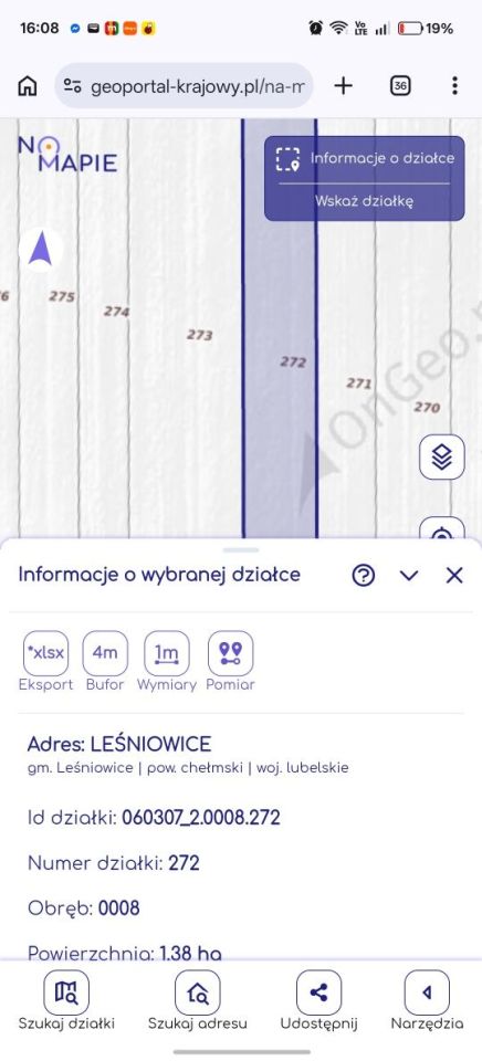 Działka rolna Leśniowice. Zdjęcie 3