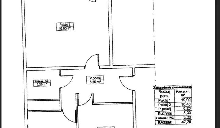 Mieszkanie 2-pokojowe Przemyśl, ul. Grunwaldzka