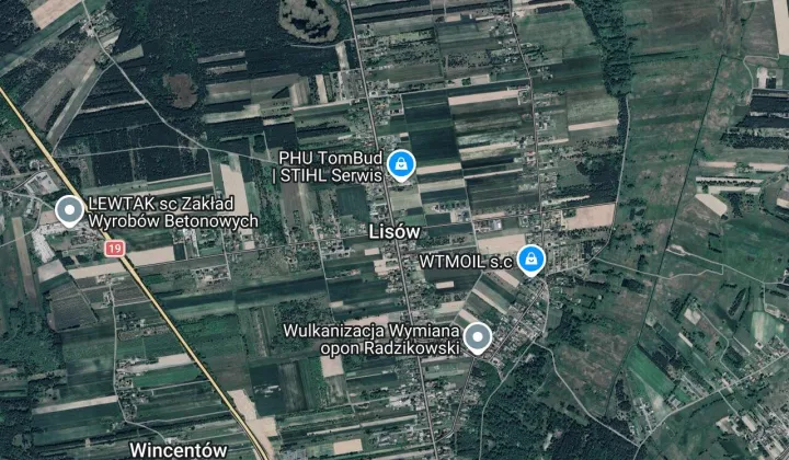 Działka rekreacyjna Lisów