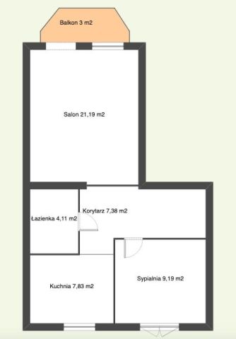 Mieszkanie 2-pokojowe Poznań Grunwald, ul. Macieja Palacza. Zdjęcie 11