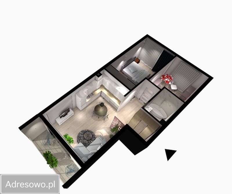 Mieszkanie 3-pokojowe Kielce Centrum, ul. Wspólna. Zdjęcie 16