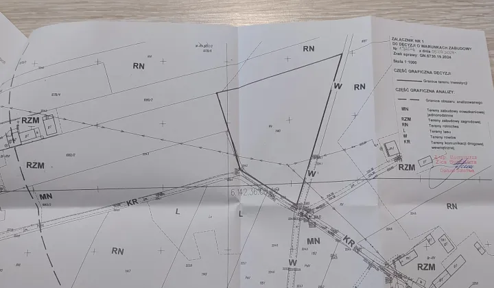 Działka rolno-budowlana Kuźnica Grodziska Lisowa Niwa, ul. Polna