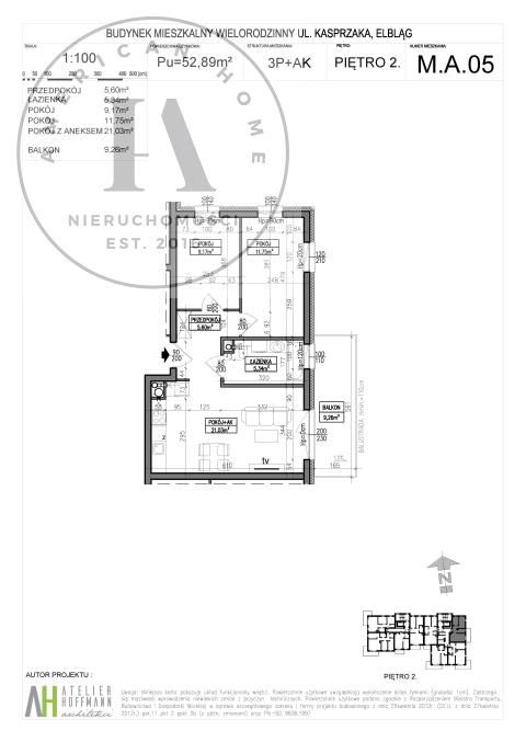 Mieszkanie 3-pokojowe Elbląg, ul. Marcina Kasprzaka. Zdjęcie 15