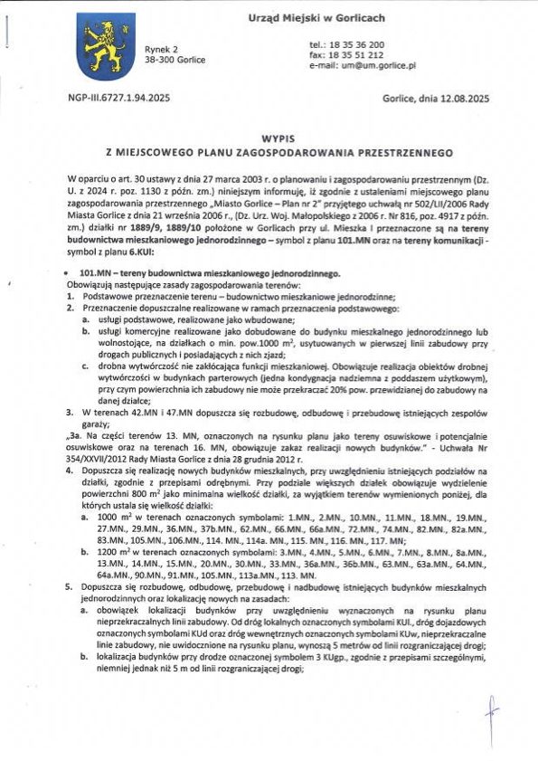 Działka budowlana Gorlice Zawodzie, Mieszka I. Zdjęcie 4