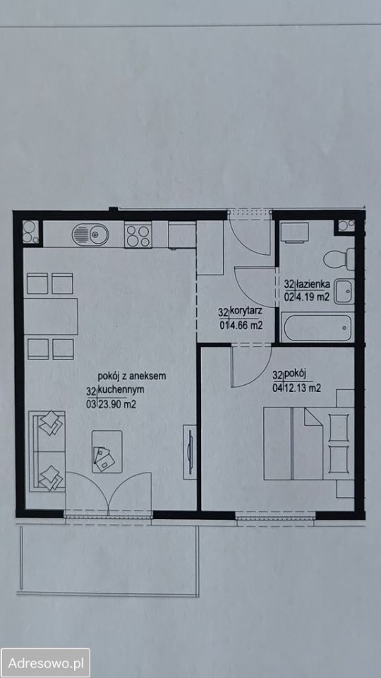 Mieszkanie 2-pokojowe Kowale, ul. Glazurowa. Zdjęcie 20