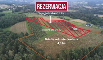 Działka rolna Łapanów