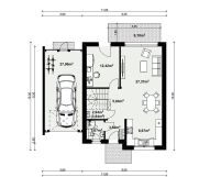 dom szeregowy Kozy, ul. św. Walentego. Zdjęcie 3