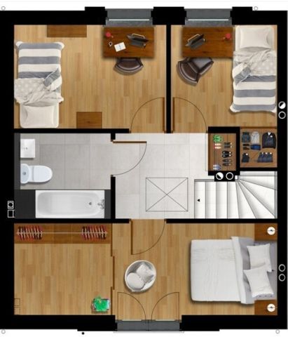 bliźniak, 4 pokoje Rzeszów, ul. Alternatywy. Zdjęcie 20