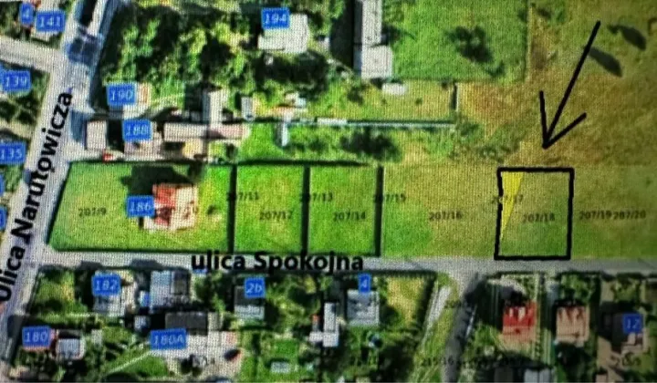 Działka budowlana Radomsko, ul. Spokojna