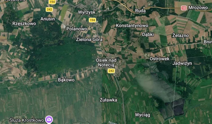 Działka rolna Osiek nad Notecią