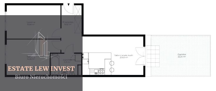 Mieszkanie 2-pokojowe Kraków, ul. Bukowa. Zdjęcie 12