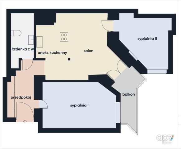 Mieszkanie 3-pokojowe Kraków Śródmieście, ul. marsz. Józefa Piłsudskiego. Zdjęcie 12