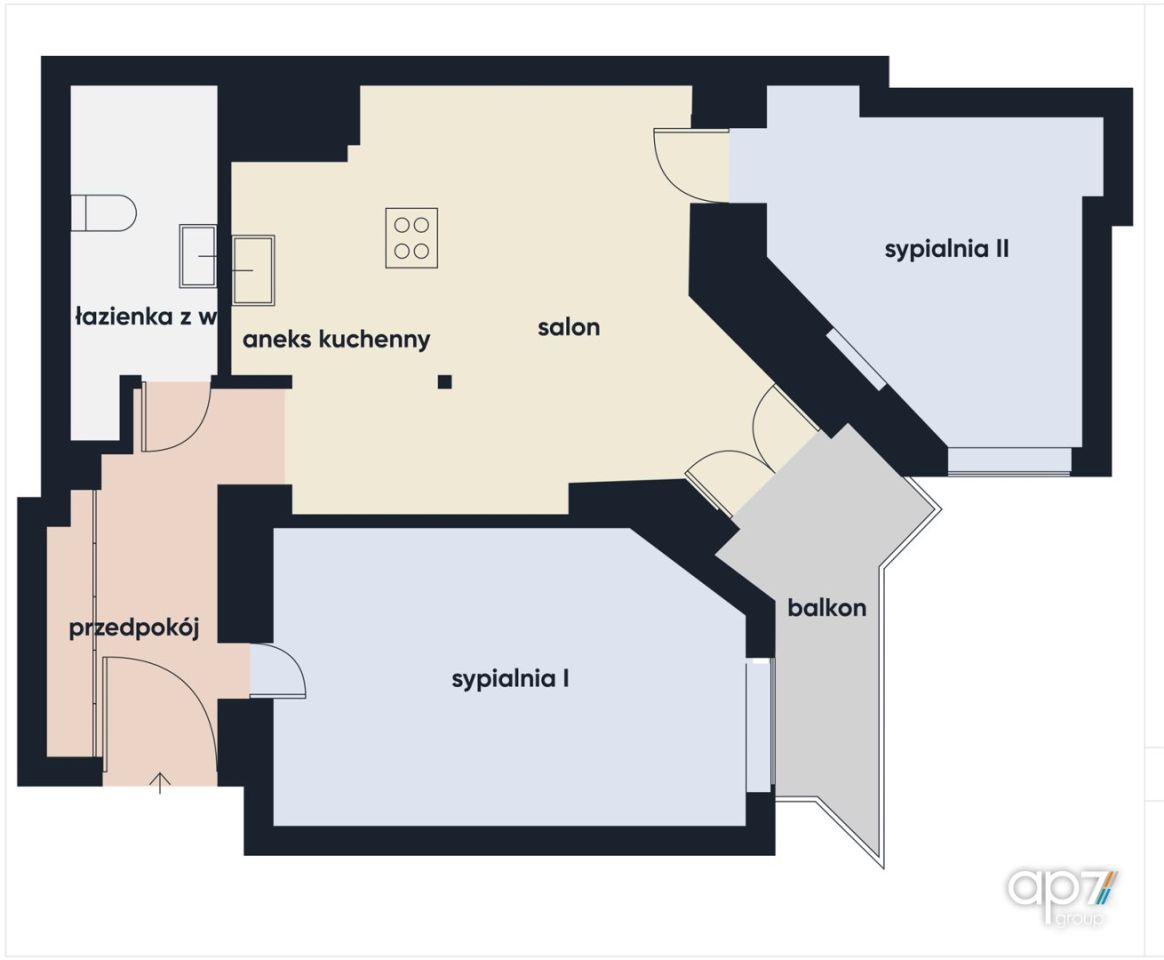 Mieszkanie 3-pokojowe Kraków Śródmieście, ul. marsz. Józefa Piłsudskiego. Zdjęcie 12