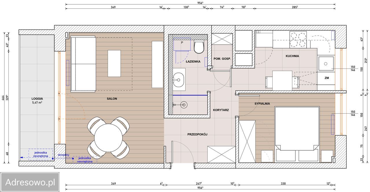 Mieszkanie 2-pokojowe Warszawa Ursynów, ul. Meander. Zdjęcie 12