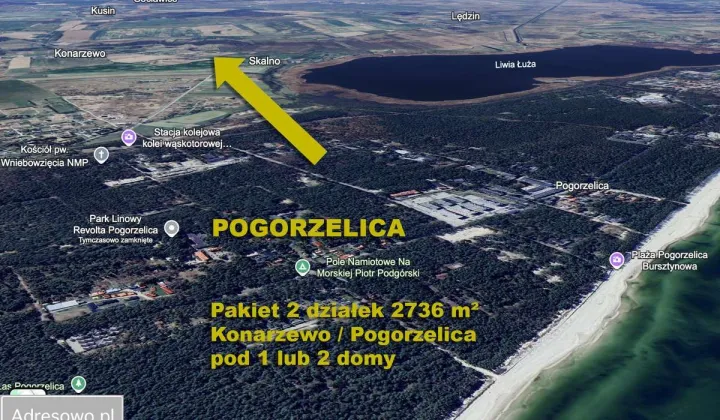 Działka inwestycyjna Konarzewo