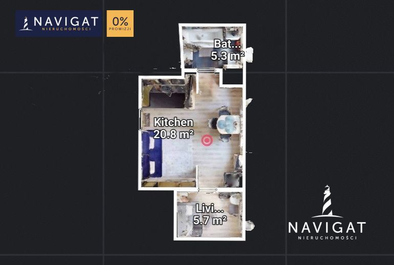 Mieszkanie 2-pokojowe Gdynia Redłowo, ul. Powstania Wielkopolskiego. Zdjęcie 16