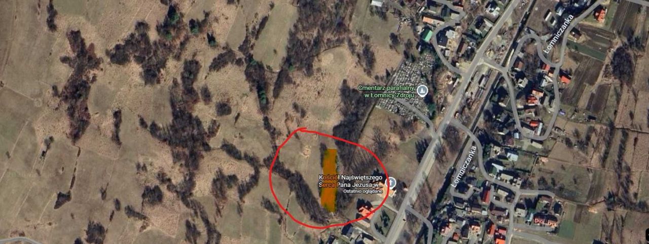 Działka budowlana Łomnica-Zdrój