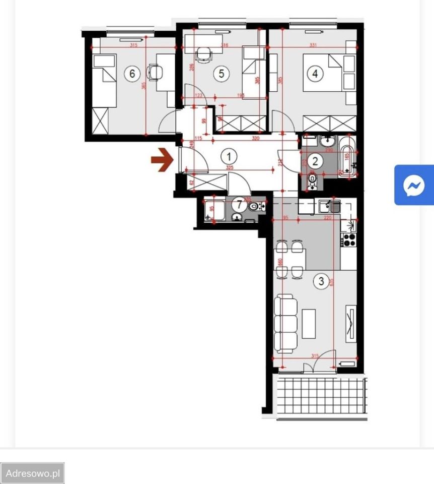 Mieszkanie 4-pokojowe Rzeszów Staromieście, ul. Lubelska. Zdjęcie 11