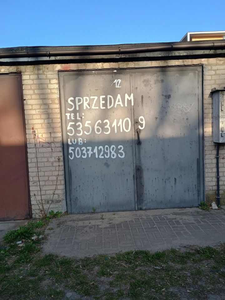 Garaż/miejsce parkingowe Łódź Bałuty, Górnicza. Zdjęcie 1