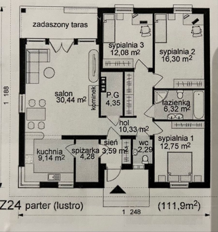 dom wolnostojący Duszniki, ul. Jaśminowa. Zdjęcie 2