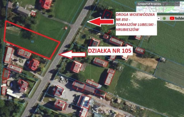 Działka budowlana Wieprzów Ordynacki. Zdjęcie 1