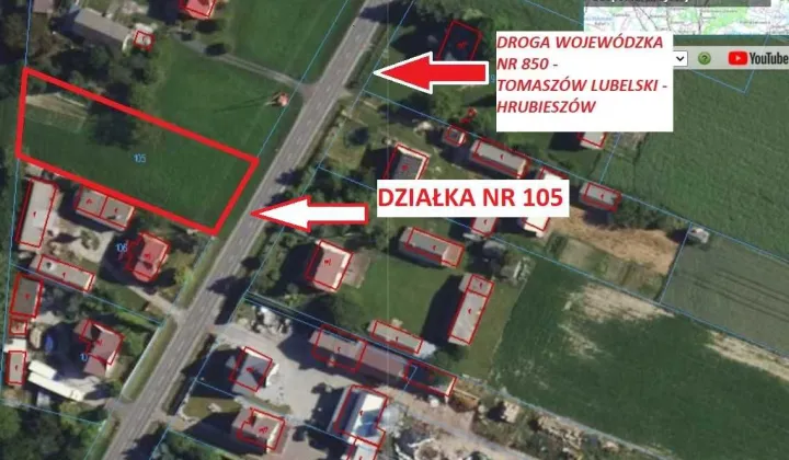 Działka budowlana Wieprzów Ordynacki