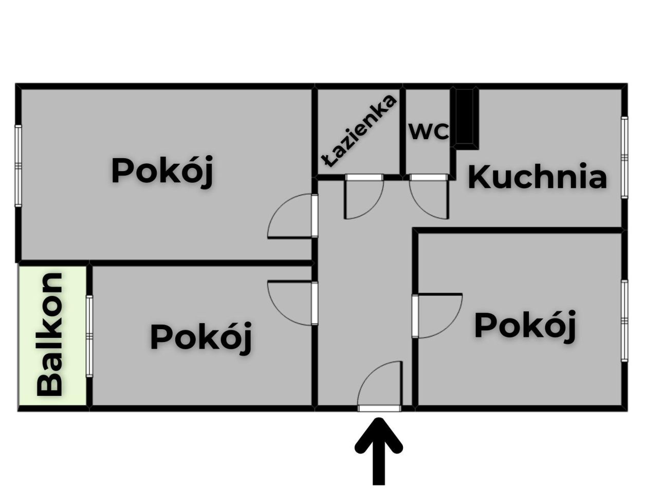 Mieszkanie 3-pokojowe Bartoszyce, ul. Nowowiejskiego. Zdjęcie 11