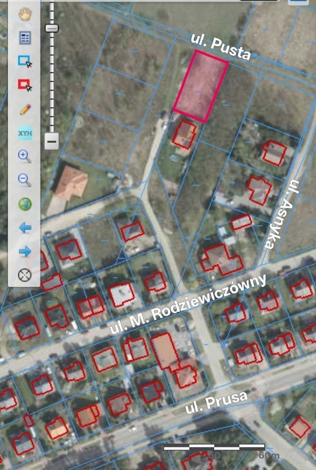 Działka budowlana Ostrów Mazowiecka, ul. Pusta