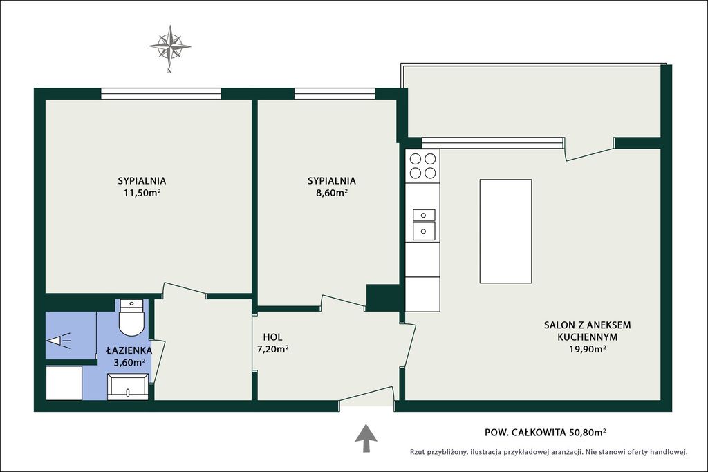 Mieszkanie 3-pokojowe Warszawa Bemowo, ul. Kazubów. Zdjęcie 13