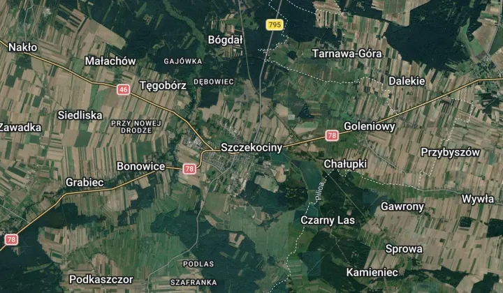 Działka rolno-budowlana Szczekociny Zwierzynek, ul. Krakowska