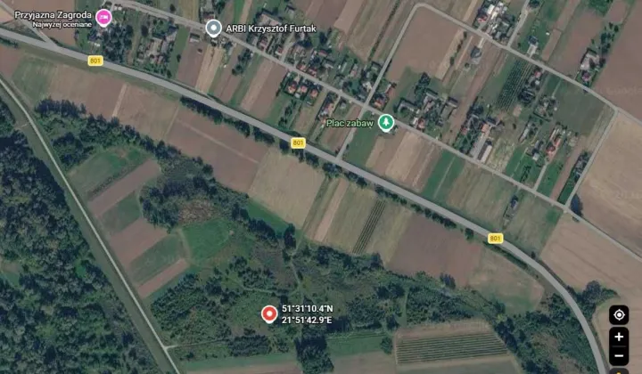 Działka rolna Gołąb