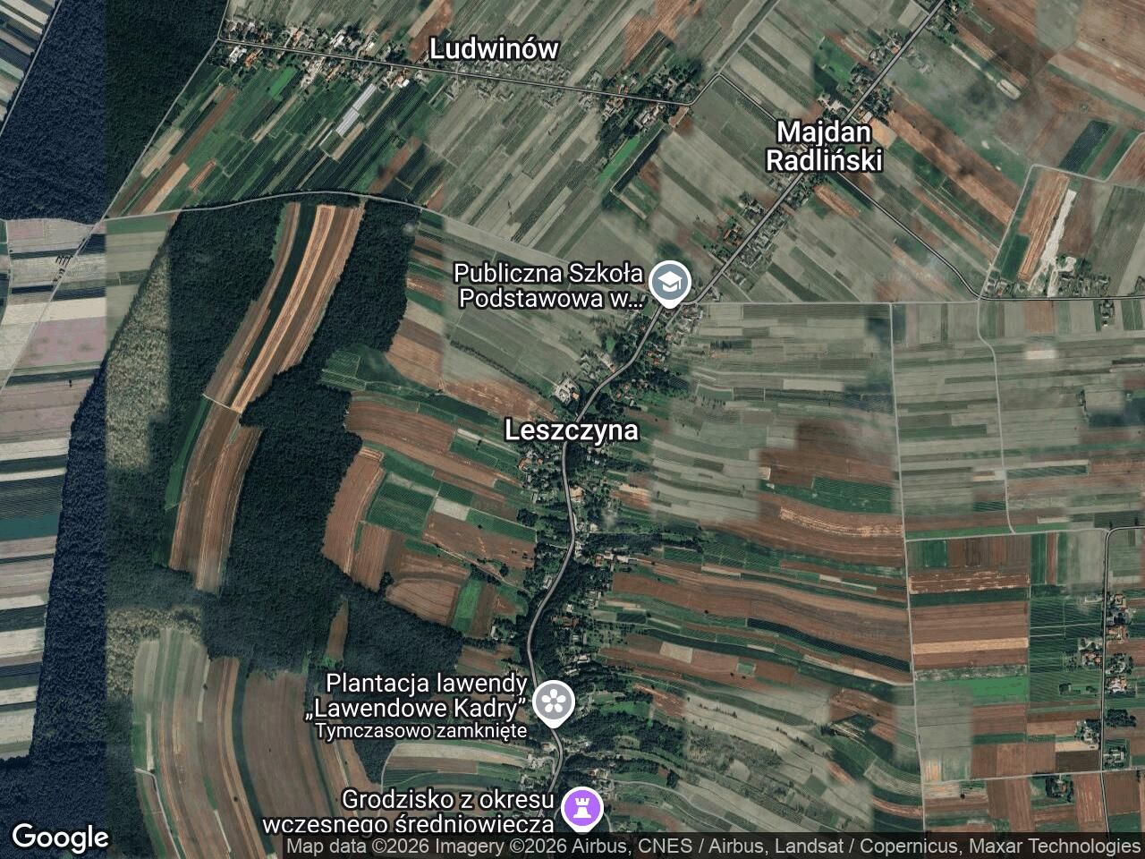 Działka leśna Leszczyna