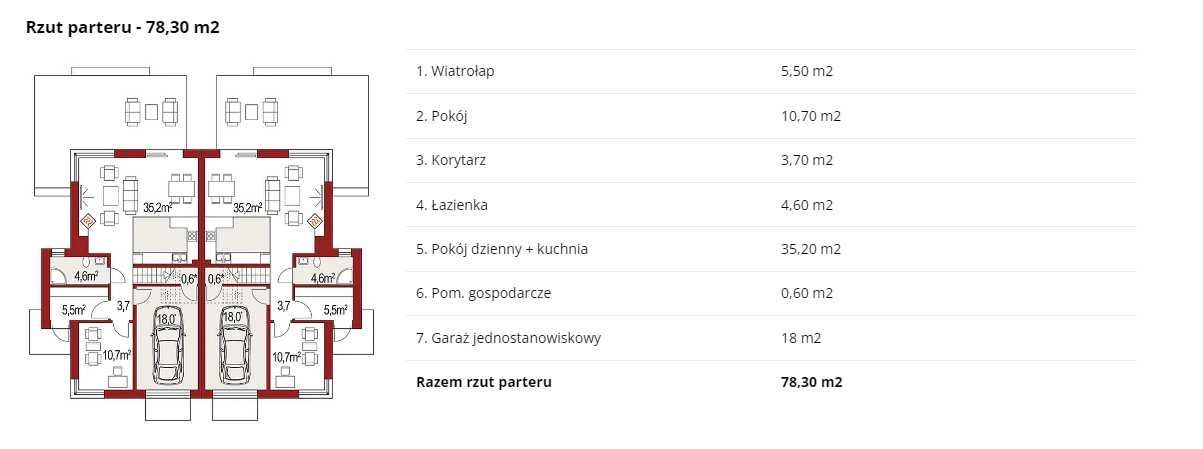 bliźniak Kostrzyn nad Odrą, ul. Jana Pawła II. Zdjęcie 6