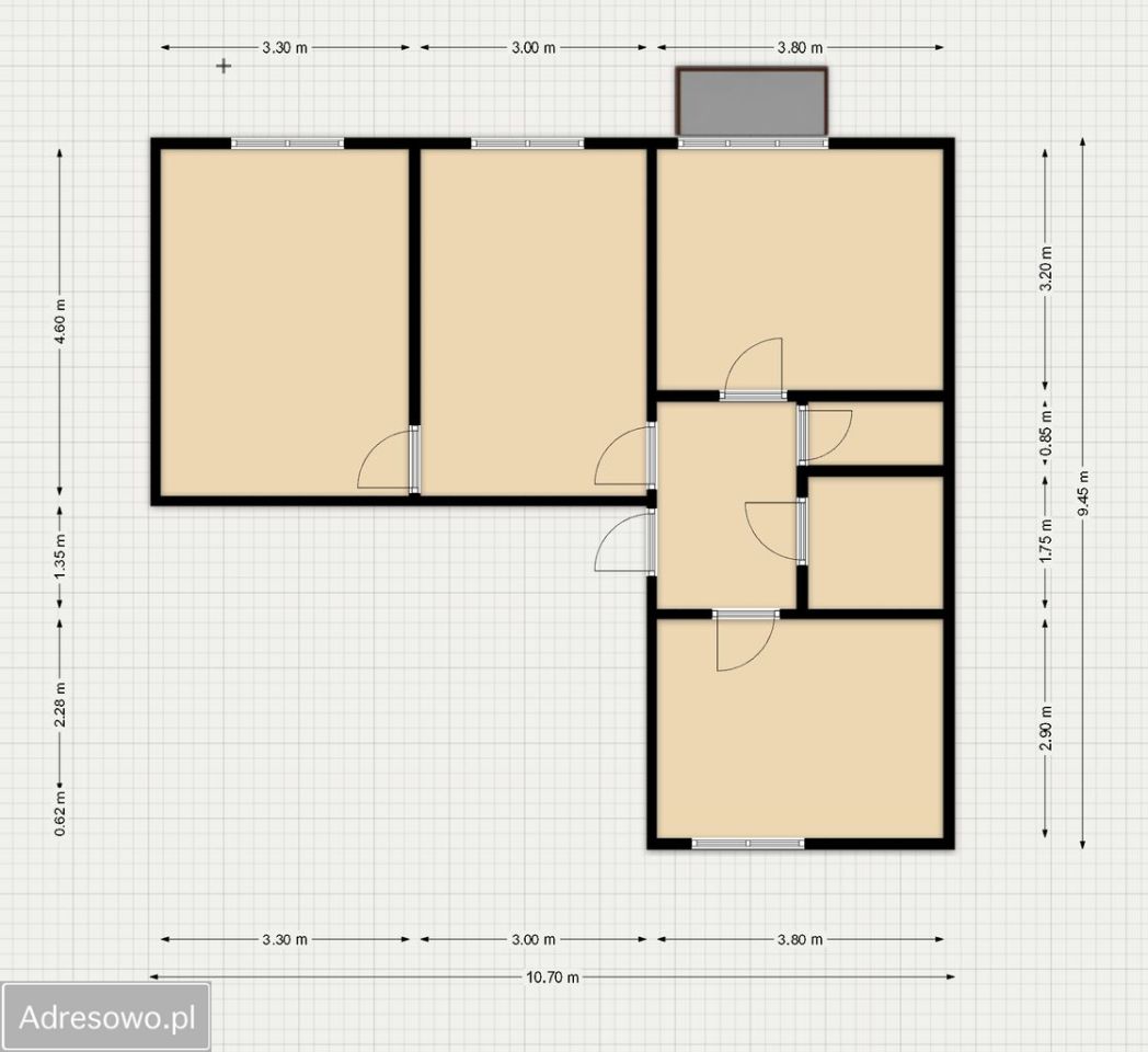 Mieszkanie 3-pokojowe Gorlice, ul. 3 Maja. Zdjęcie 15