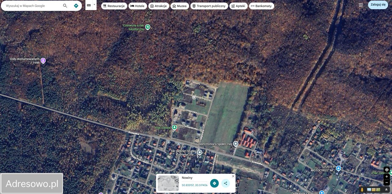 Działka budowlana Zagrody Zgórsko, ul. Bazyliowa