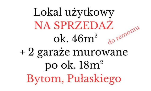 Lokal Bytom, ul. Kazimierza Pułaskiego. Zdjęcie 1