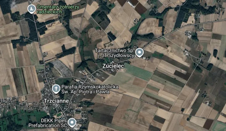 Działka rolna Zucielec