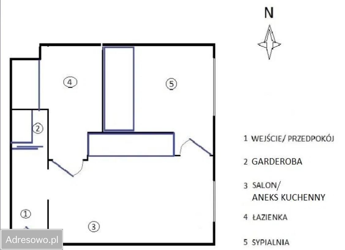 Mieszkanie 2-pokojowe Kraków Podgórze, ul. Głogowska. Zdjęcie 4