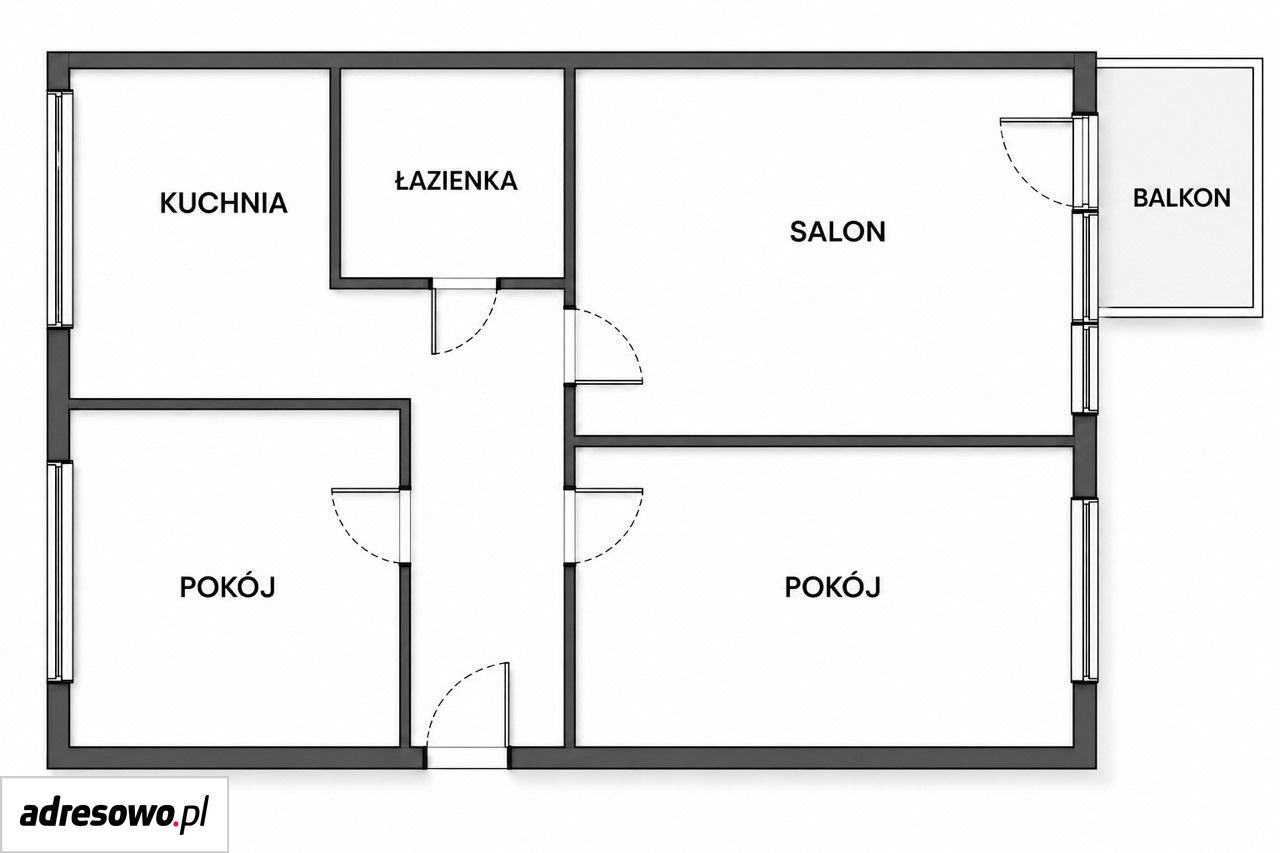 Mieszkanie 3-pokojowe Toruń Rubinkowo, ul. Filomatów Pomorskich. Zdjęcie 11