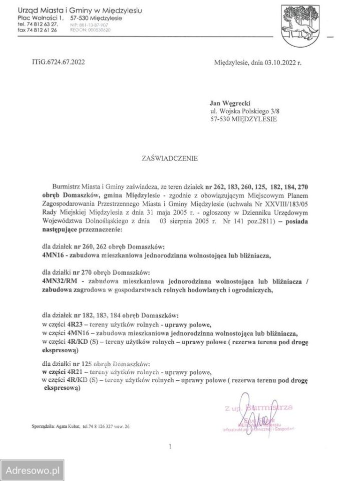 Działka rolna Domaszków, ul. Śnieżna. Zdjęcie 6