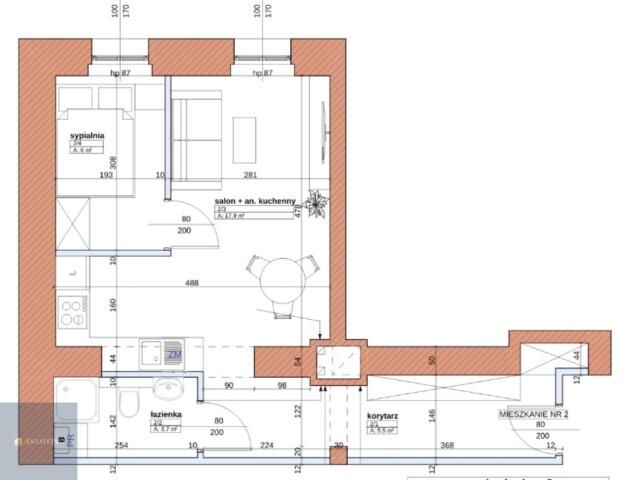 Mieszkanie 2-pokojowe Katowice Śródmieście, ul. Krzywa. Zdjęcie 14