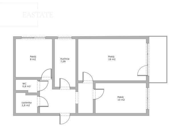Mieszkanie 3-pokojowe Warszawa Mokotów, al. Niepodległości. Zdjęcie 20