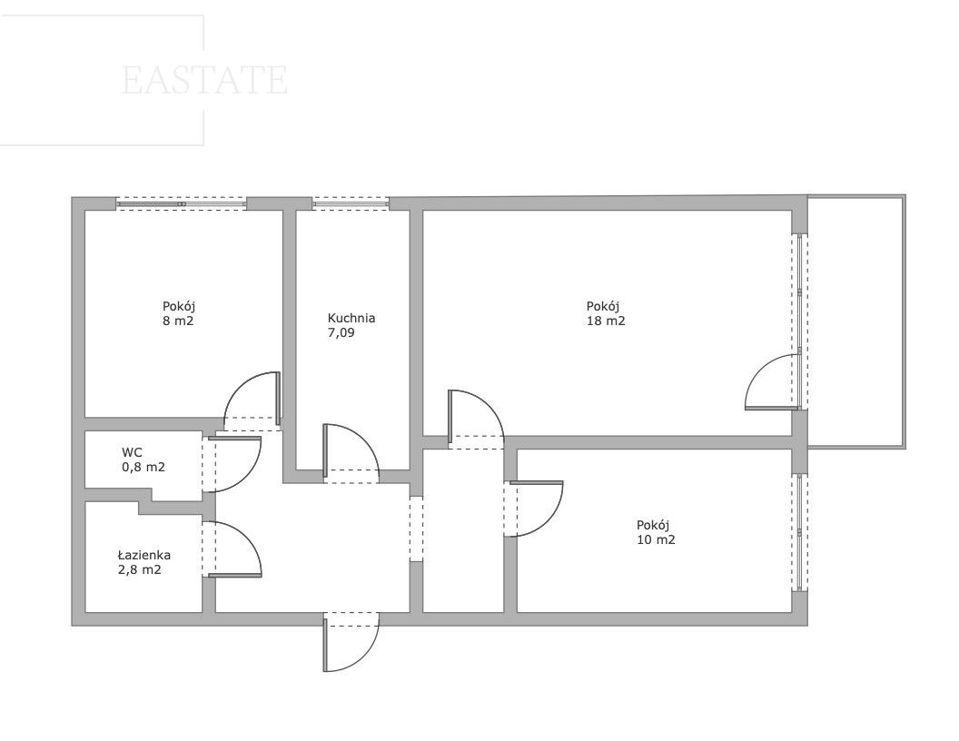 Mieszkanie 3-pokojowe Warszawa Mokotów, al. Niepodległości. Zdjęcie 20