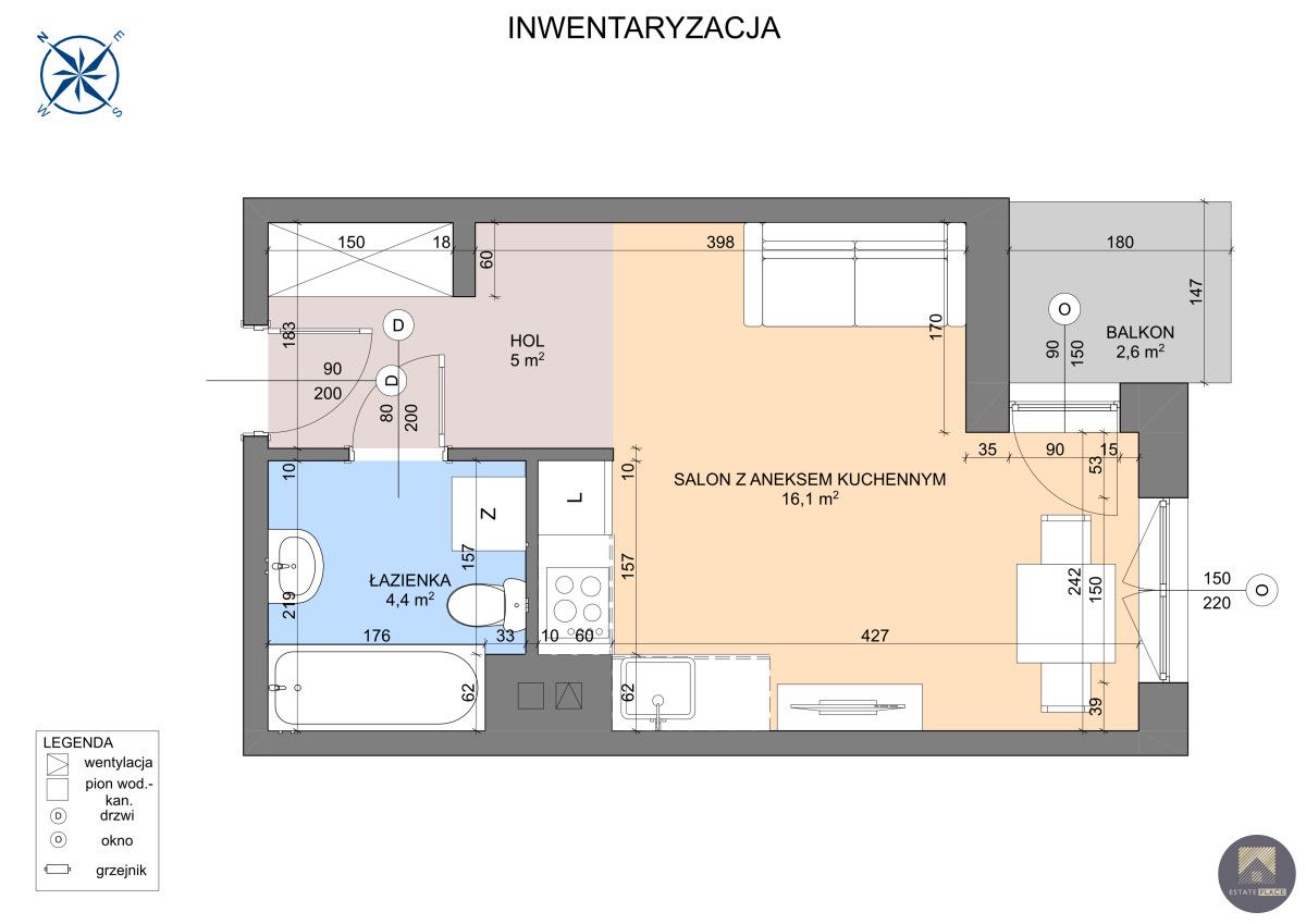 Mieszkanie 1-pokojowe Warszawa Białołęka, ul. Marywilska. Zdjęcie 7