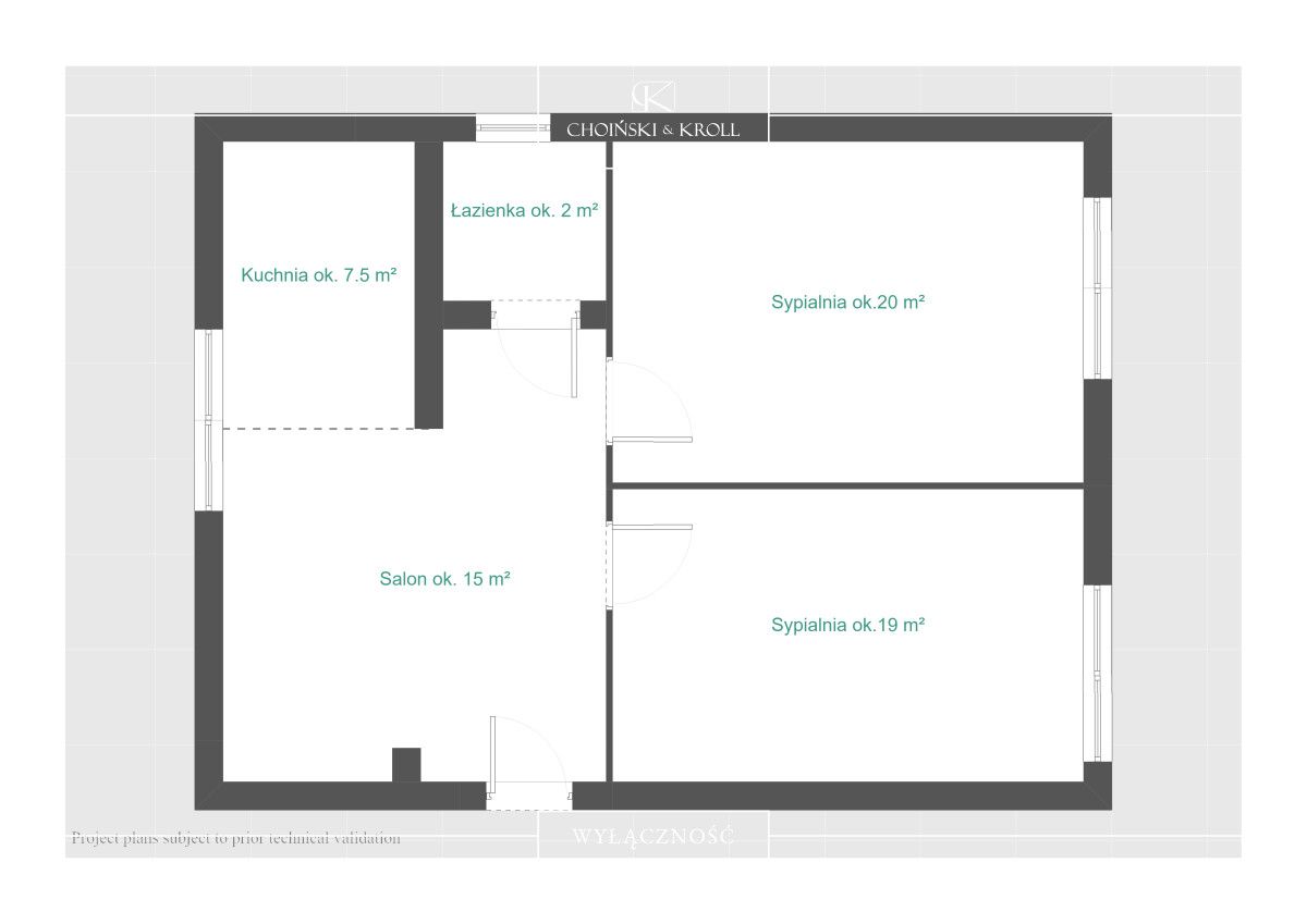 Mieszkanie 2-pokojowe Borówiec, ul. Spółdzielcza. Zdjęcie 17