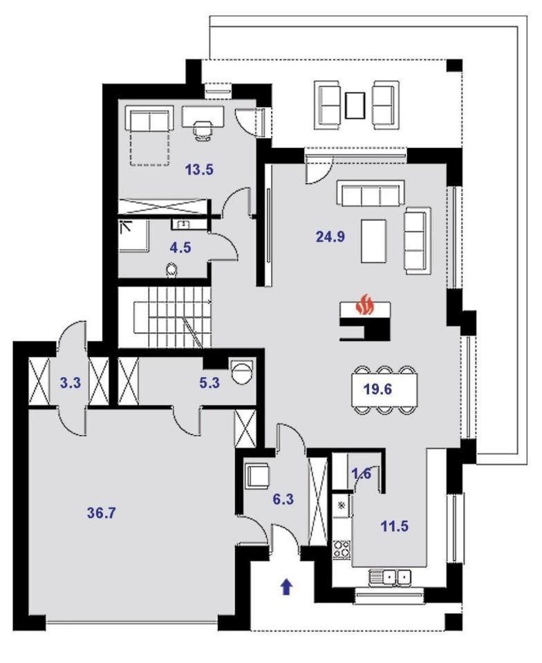 dom wolnostojący, 6 pokoi Odrano-Wola, ul. Akwarelowa. Zdjęcie 19