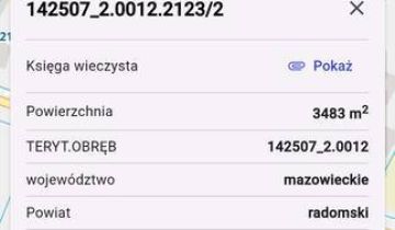 Działka budowlana Kowala-Stępocina, ul. Marii Walewskiej