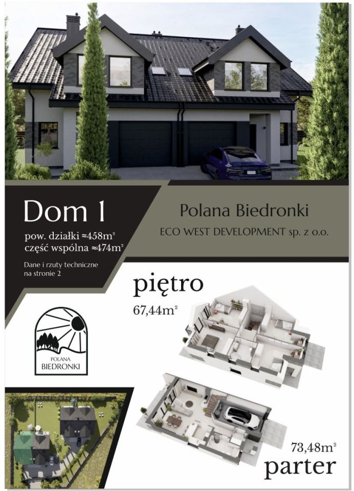 bliźniak, 4 pokoje Dobra, ul. Biedronki. Zdjęcie 5