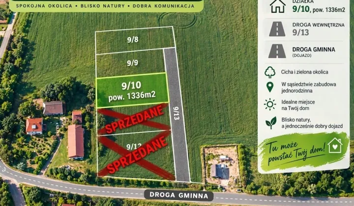 Działka budowlana Kiszkowo